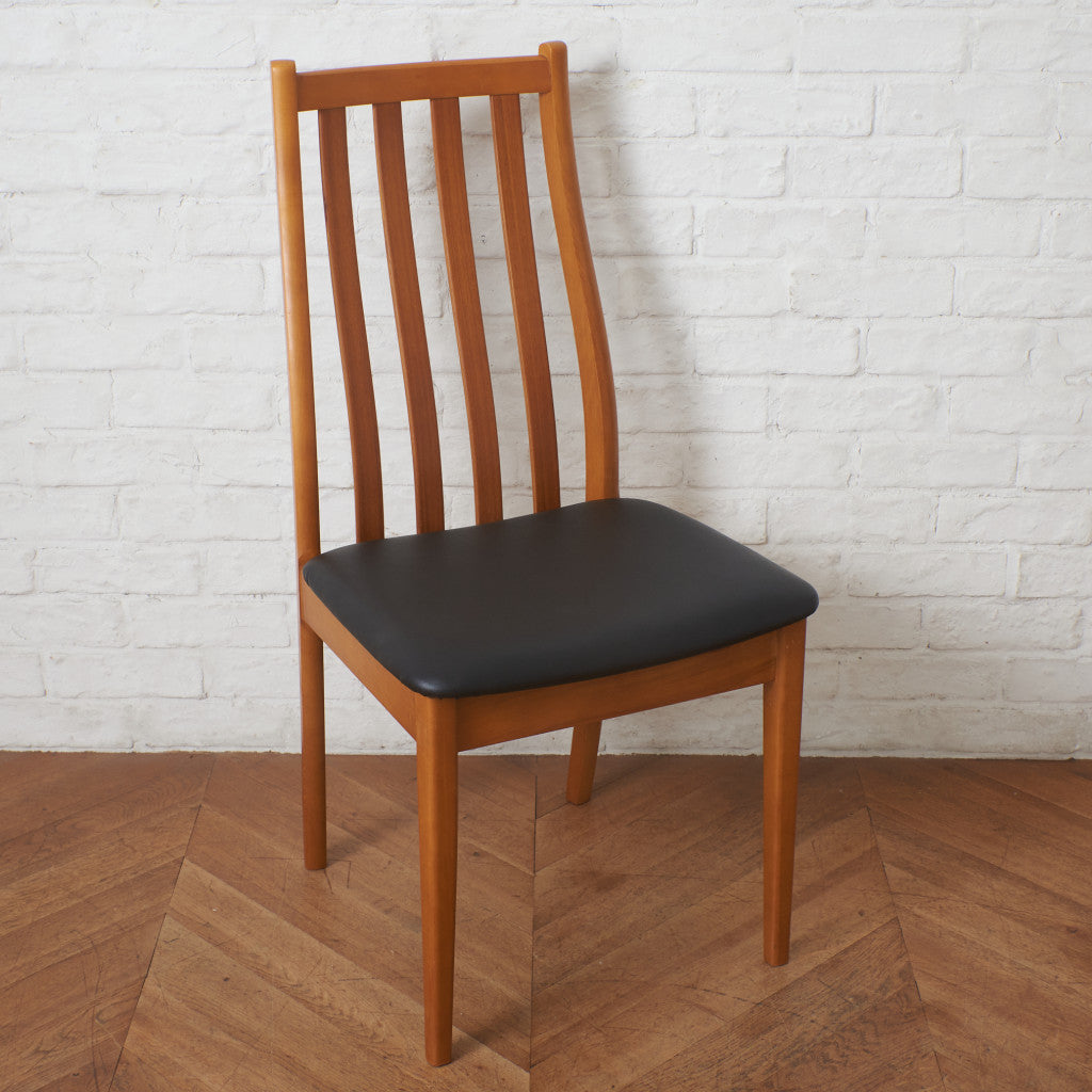 英国ヴィンテージ ダイニングチェア / 張替済