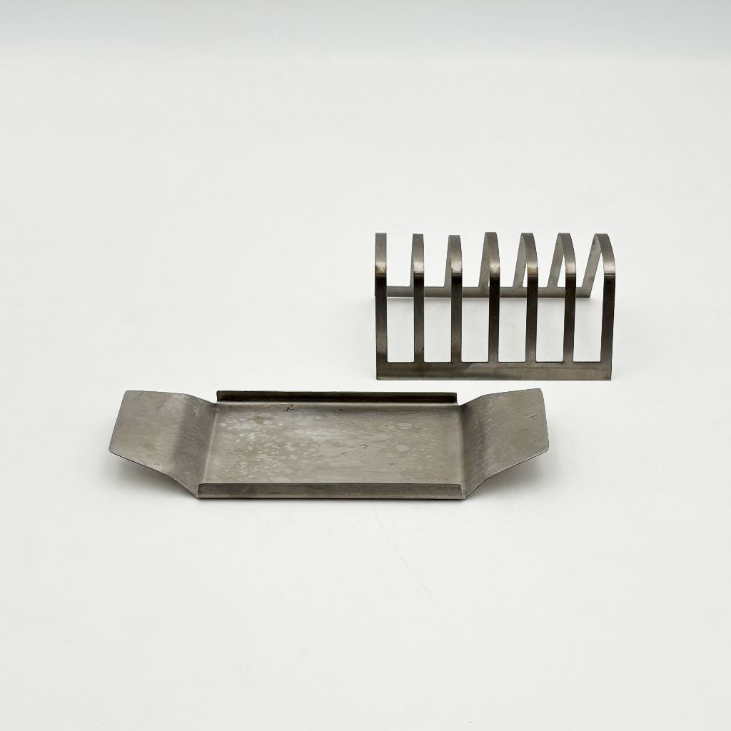 英国ヴィンテージ ステンレス トーストラック