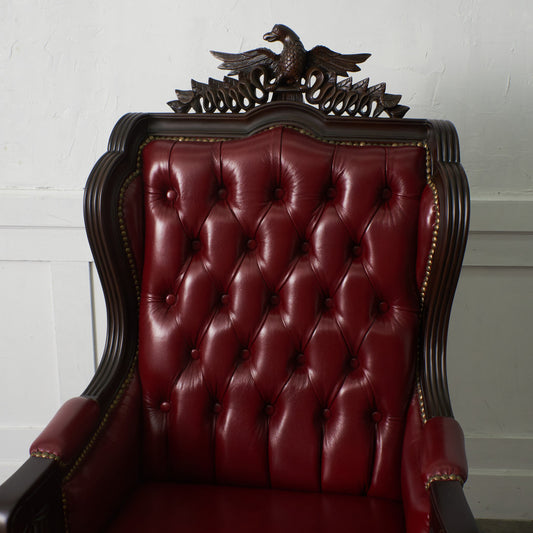 ウィングバック デスクチェア