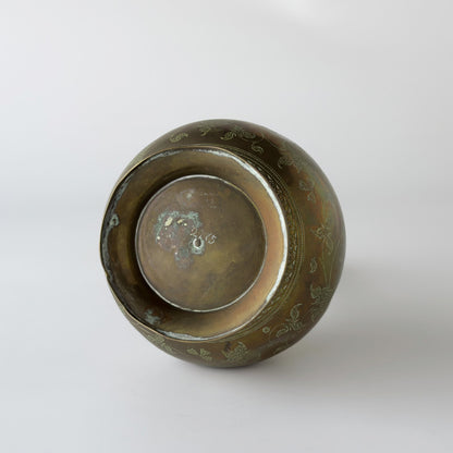 真鍮製 フラワーベース