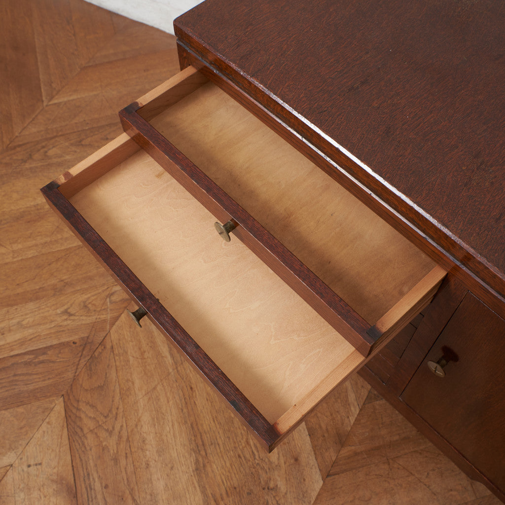 ジャパンヴィンテージ 古い木製 サイドボード