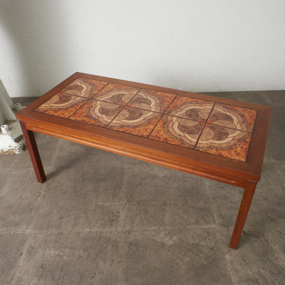 デンマーク ヴィンテージ タイルトップコーヒーテーブル