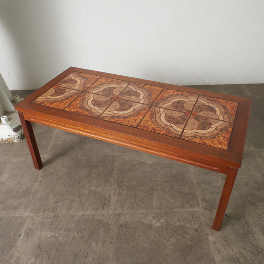 デンマーク ヴィンテージ タイルトップコーヒーテーブル