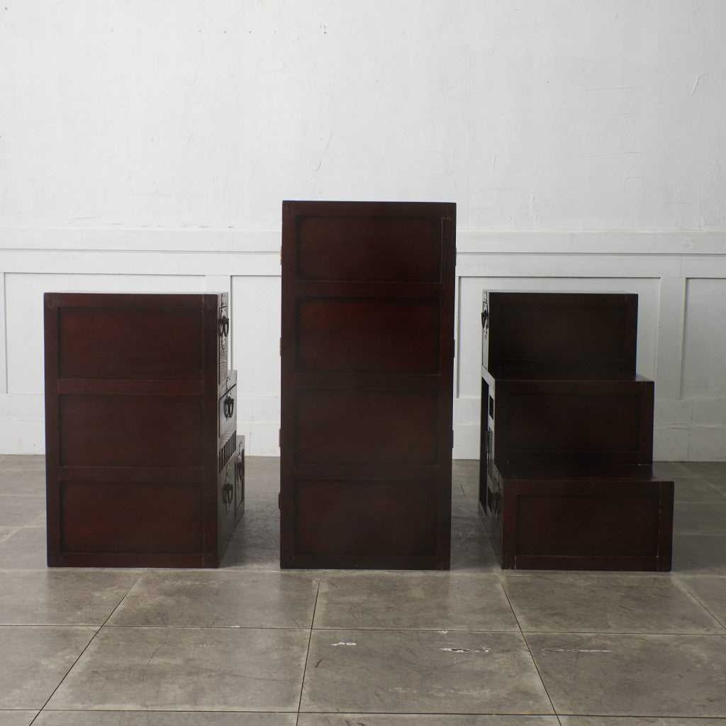 李朝家具様式 両面型 階段箪笥