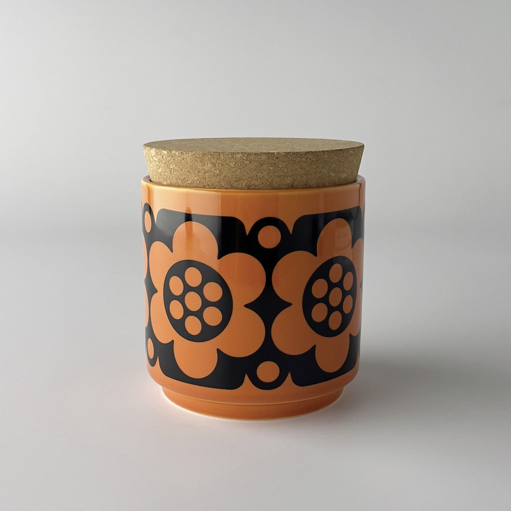 Hornsea x Magpie ストレージジャー Geo Flower Orange