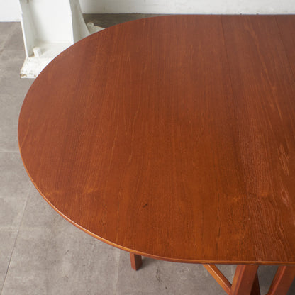 ドロップリーフゲートレッグテーブル