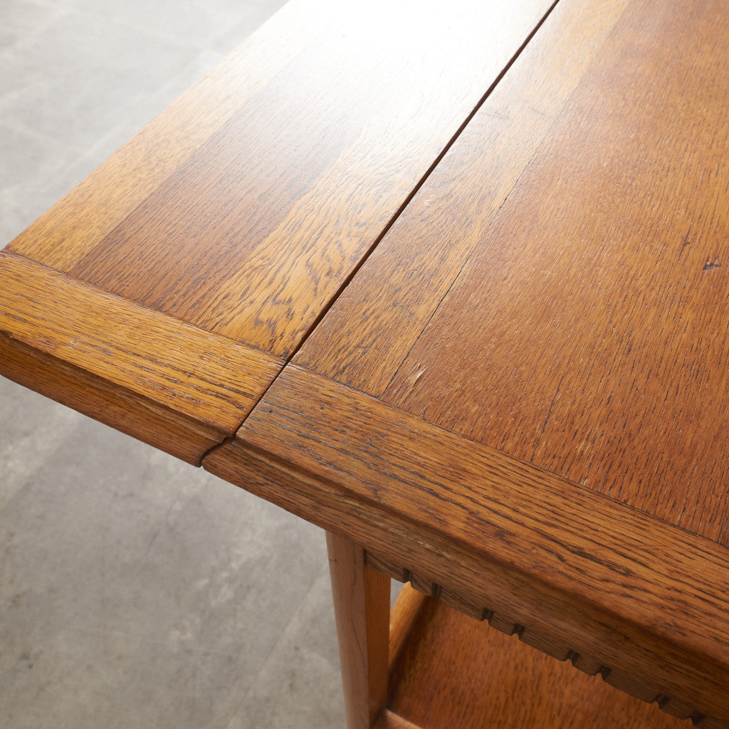 英国アンティーク ドロップリーフ ティートローリー