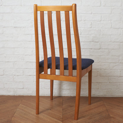 英国ヴィンテージ ダイニングチェア / 張替済