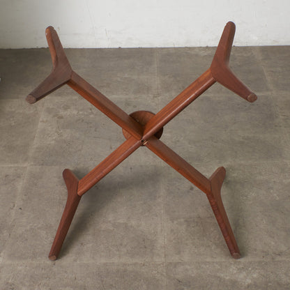 英国ヴィンテージ ガラストップ センターテーブル