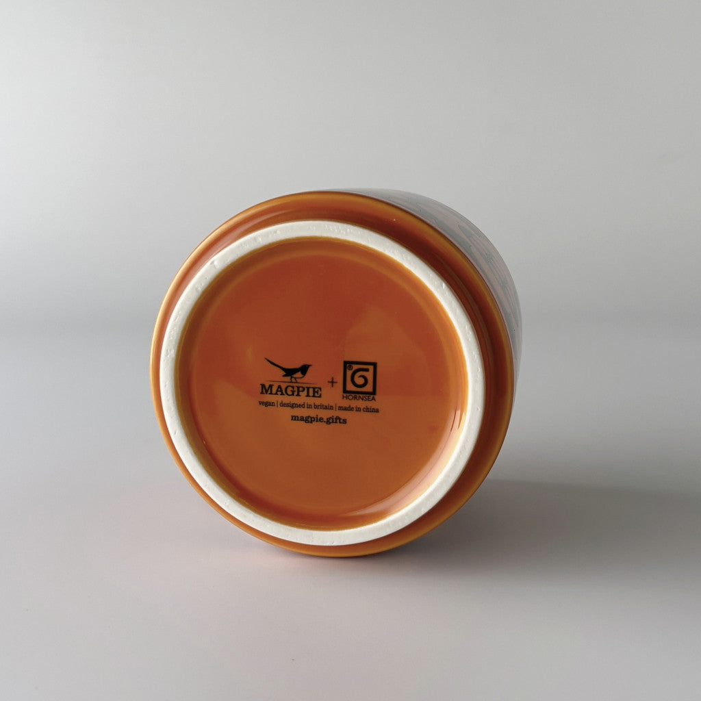 Hornsea x Magpie ストレージジャー Geo Flower Orange