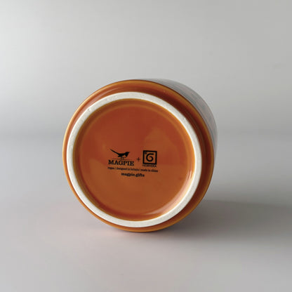 Hornsea x Magpie ストレージジャー Geo Flower Orange