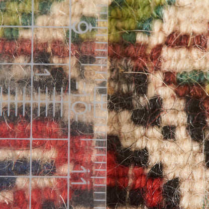 ウール製 手織り 絨毯