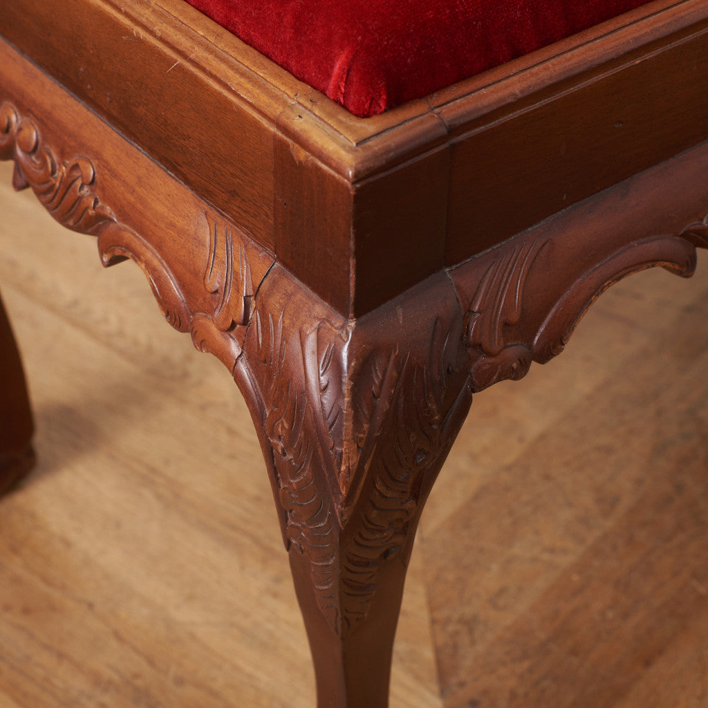 英国クラシック スツール / 張替済