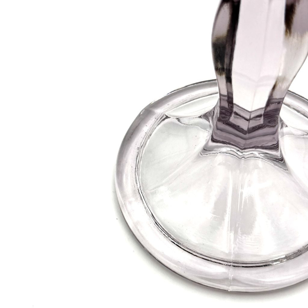 英国クラシック ガラス キャンドルスタンド