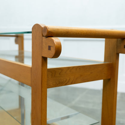 キャスター付きショーケース