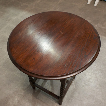 英国アンティーク バーリーシュガーツイスト サイドテーブル