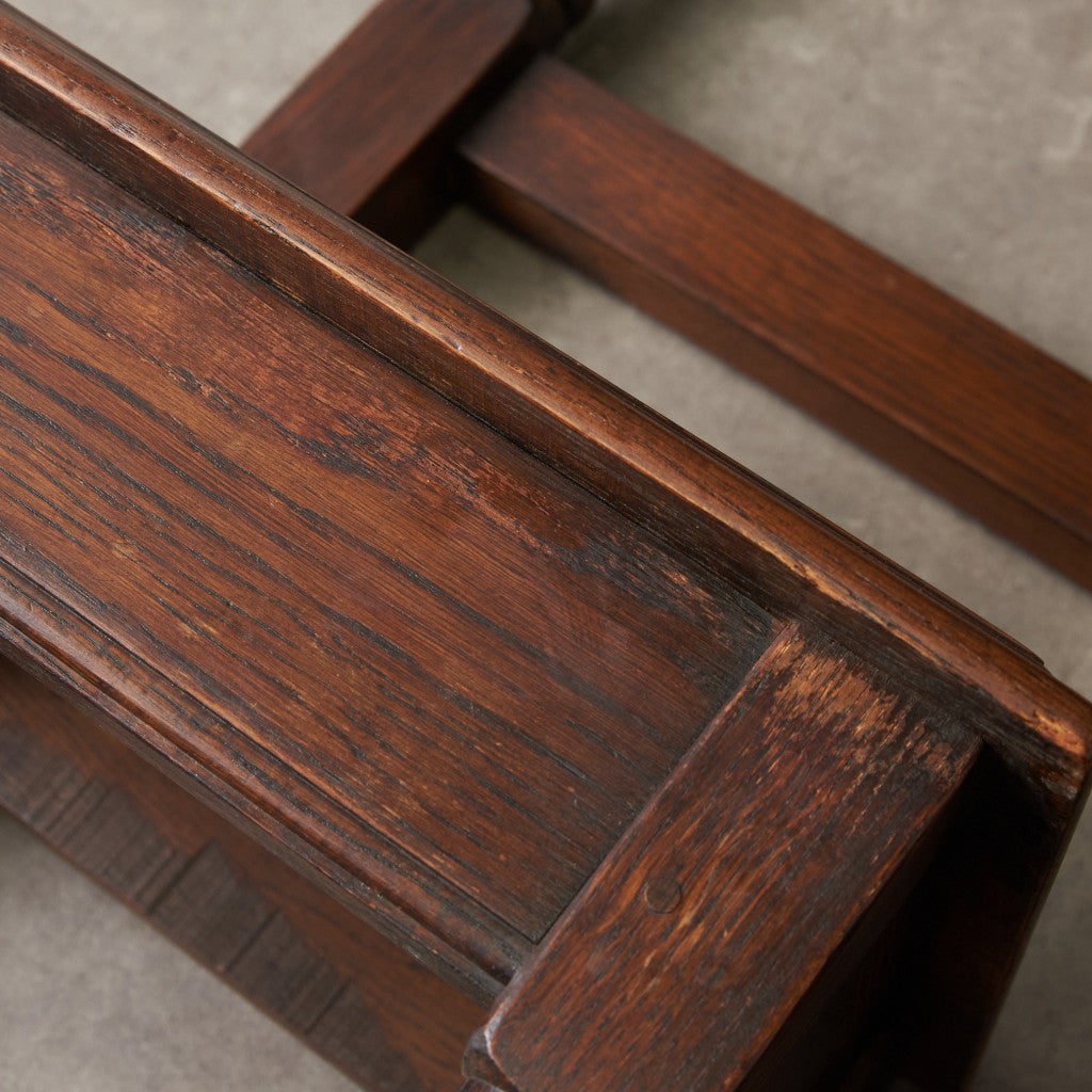 英国クラシック オーク材 ネストテーブル