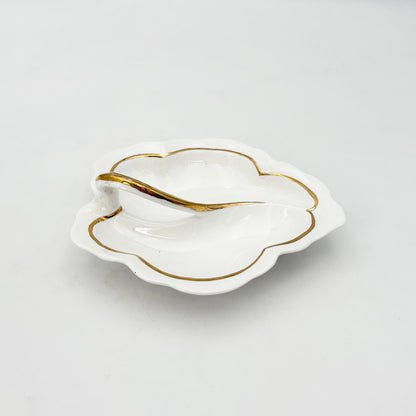 英国ヴィンテージ リーフ プレート