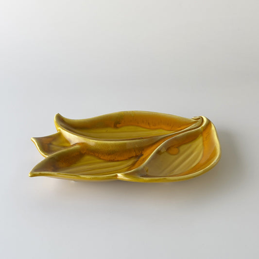 ヴィンテージ リーフモチーフ プレート