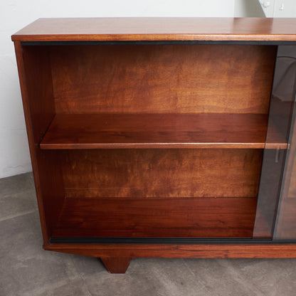 英国ヴィンテージ ナローブックケース