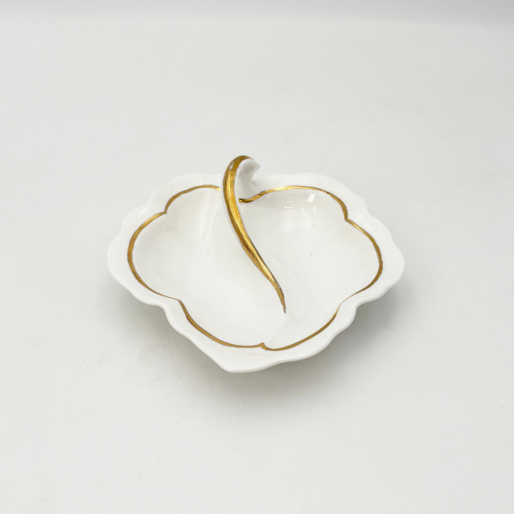 英国ヴィンテージ リーフ プレート