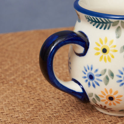 ポーリッシュポタリー マグカップ レトロフラワー