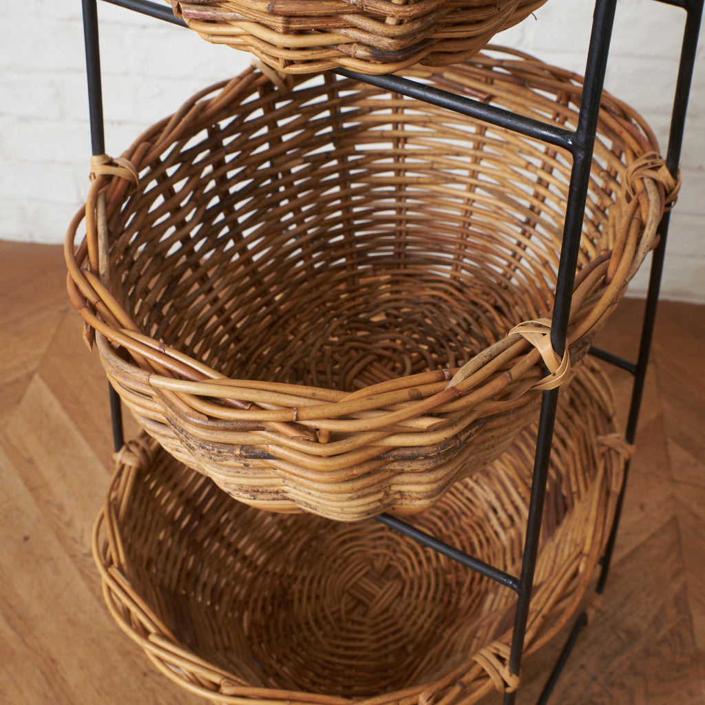 ヴィンテージ バスケットスタンド