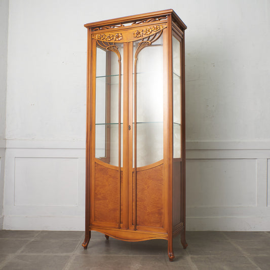 アールヌーヴォー様式 ディスプレイキャビネット