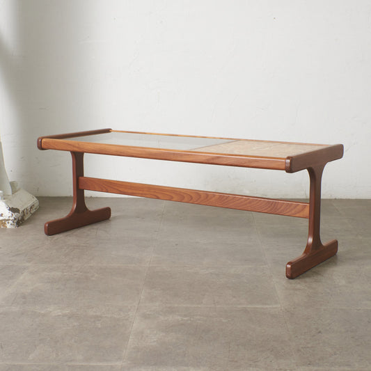 タイル&ガラストップ コーヒテーブル