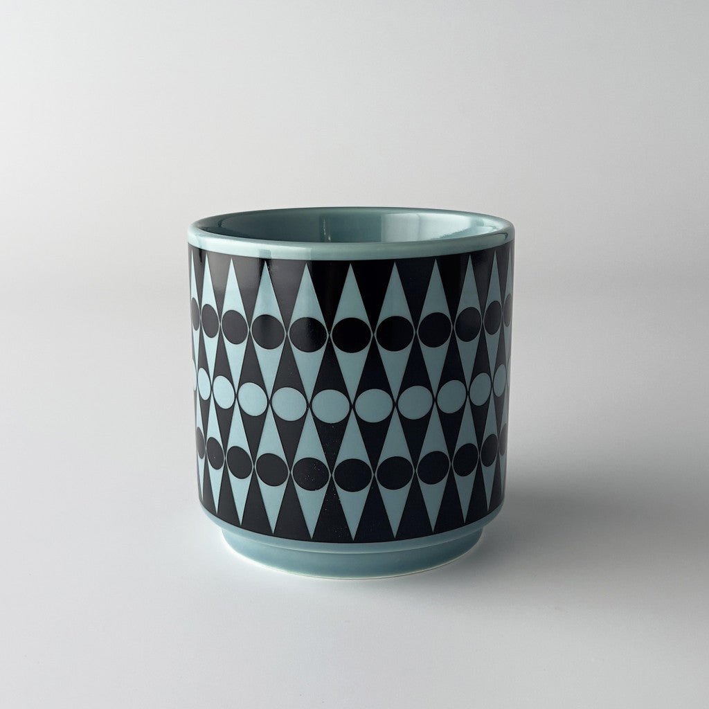 Hornsea プランターカバー S Backgammon Teal