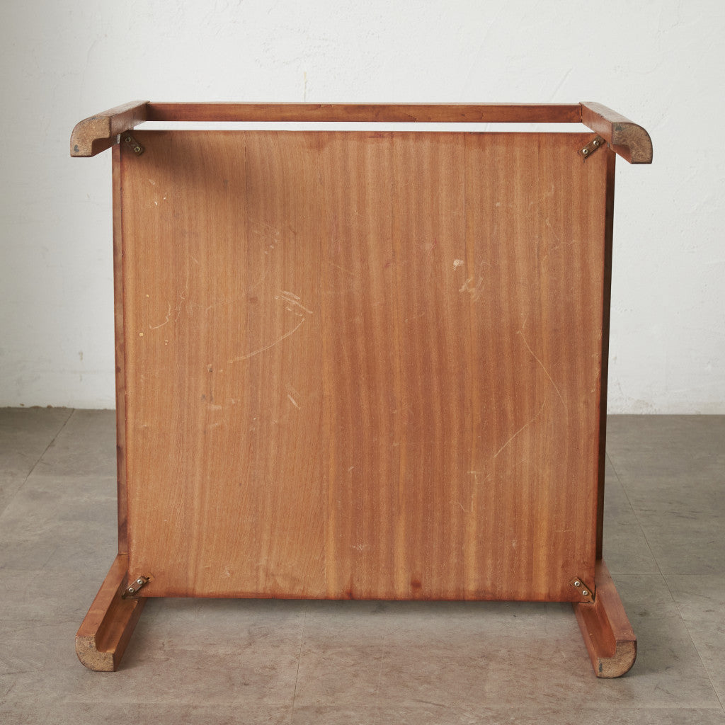 ヴィンテージ スモークガラストップ コーヒーテーブル