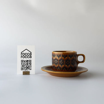 HEIRLOOM エアルーム カップ&ソーサー Autumn brown