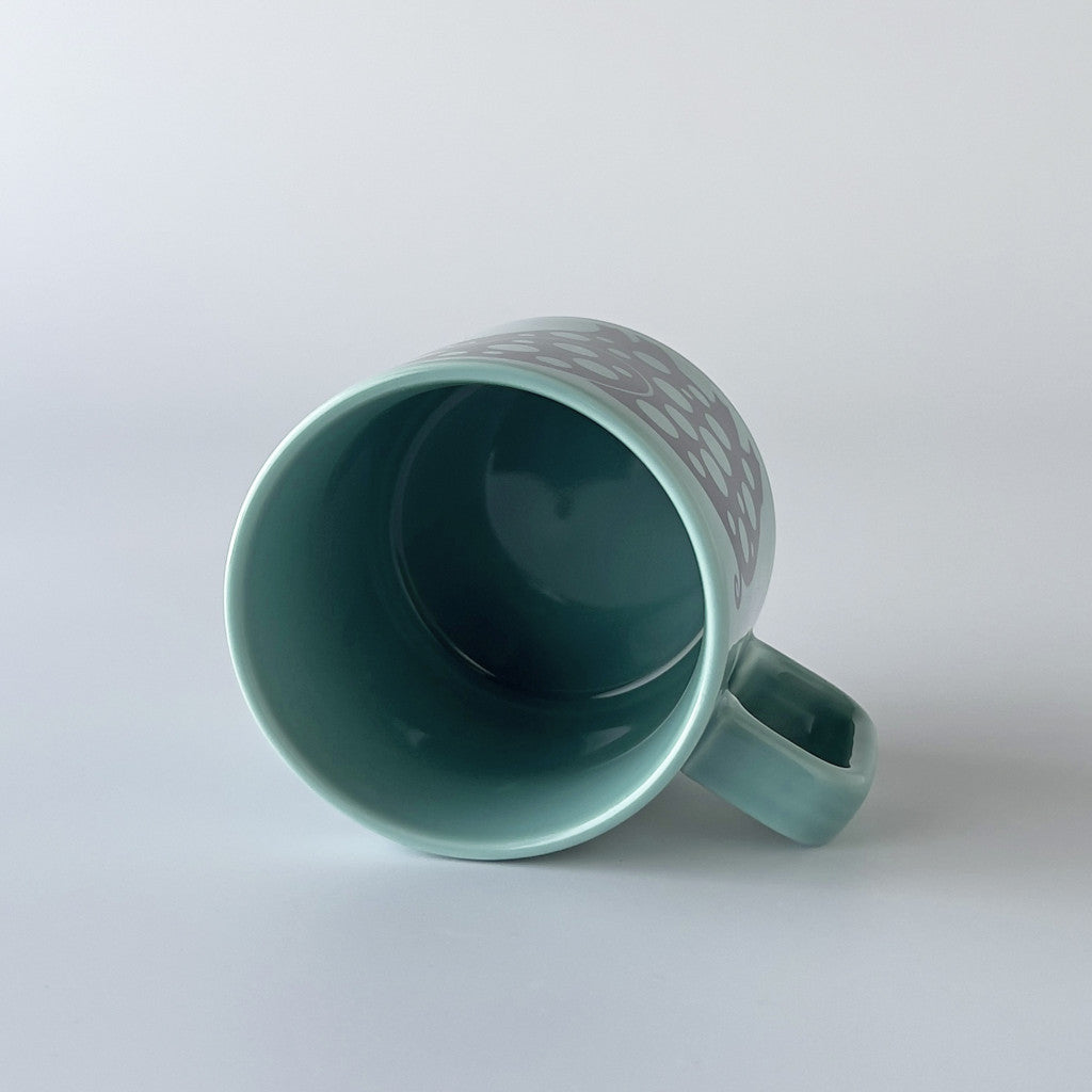 Hornsea x Magpie マグカップ  Piggie Family Teal
