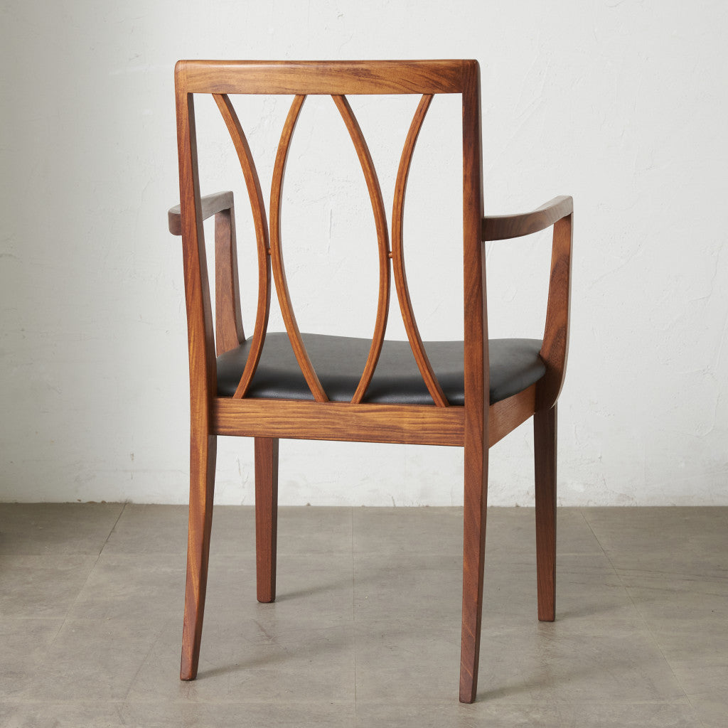 Fresco X-BACK カーブバックアームチェア / 張替済