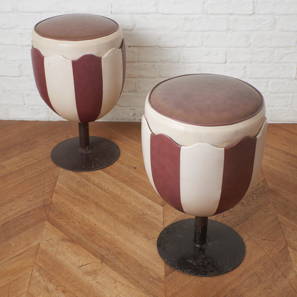 ヴィンテージ カフェチェア 2脚セット