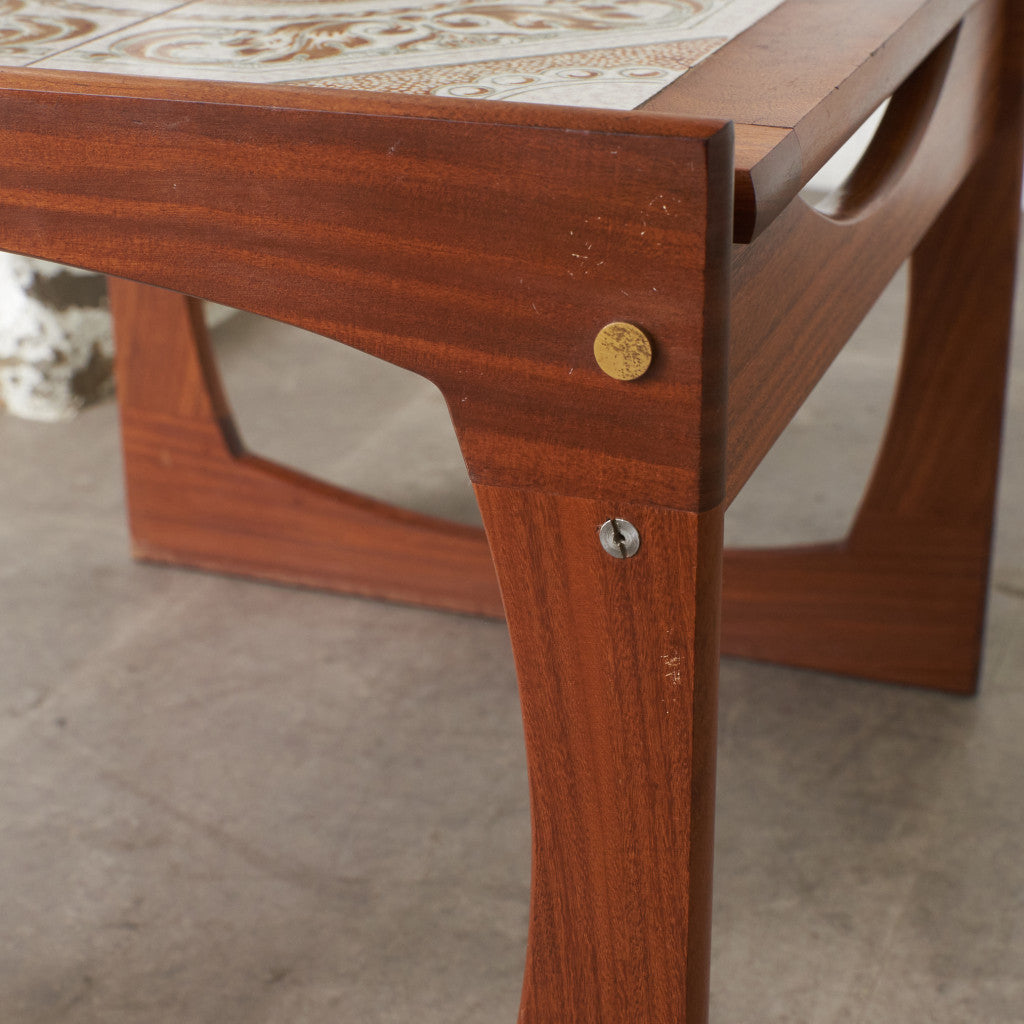 ヴィンテージ タイルトップ コーヒーテーブル