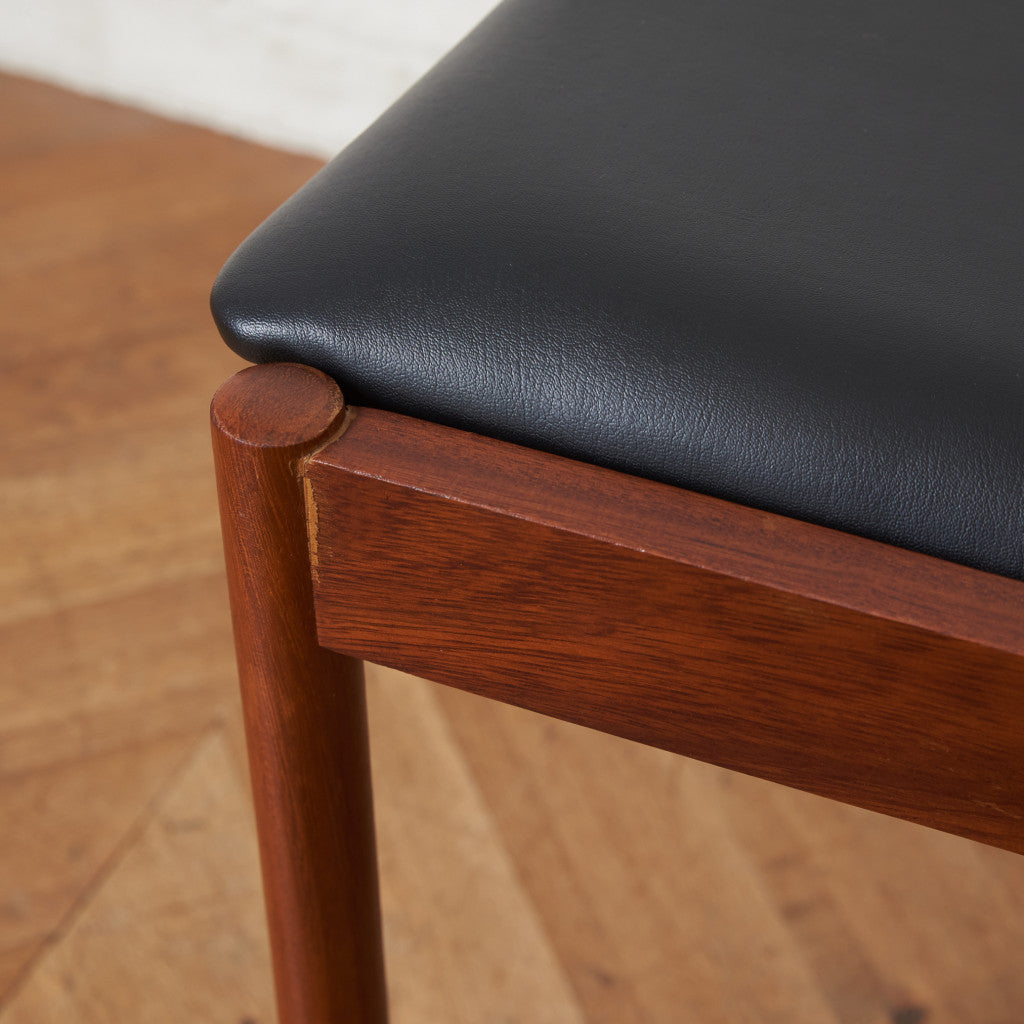 英国ヴィンテージ ダイニングチェア / 張替済