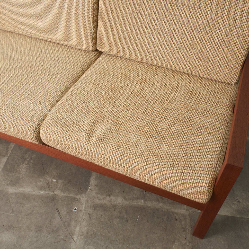 ヴィンテージ チーク材 3人掛けソファ