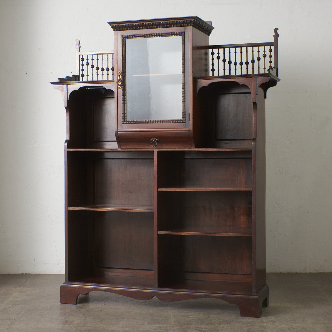 アンティーク アーツアンドクラフツ様式 ブックシェルフ