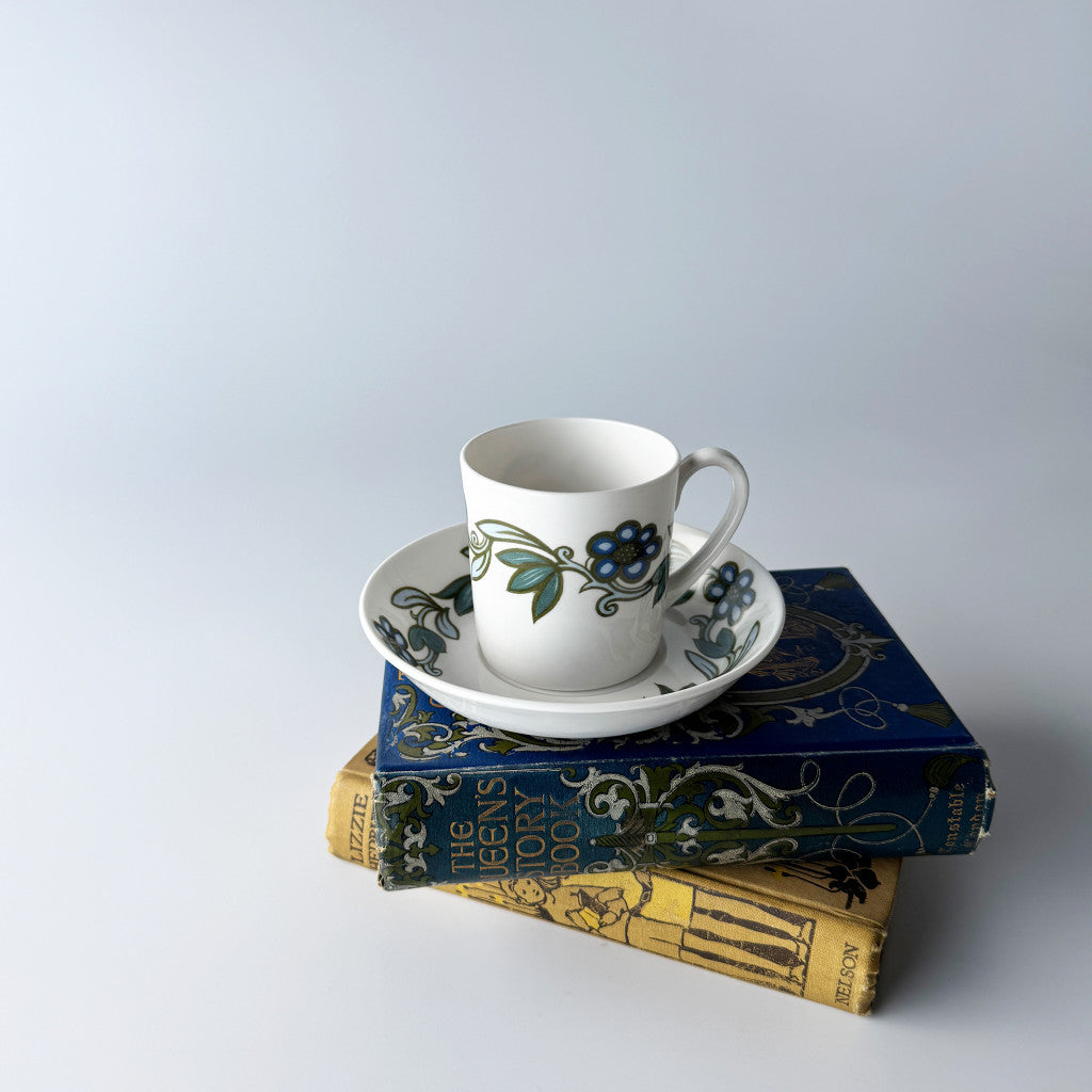 ART NOUVEAU アールヌーボー ブルー カップ＆ソーサー – rocca rocca