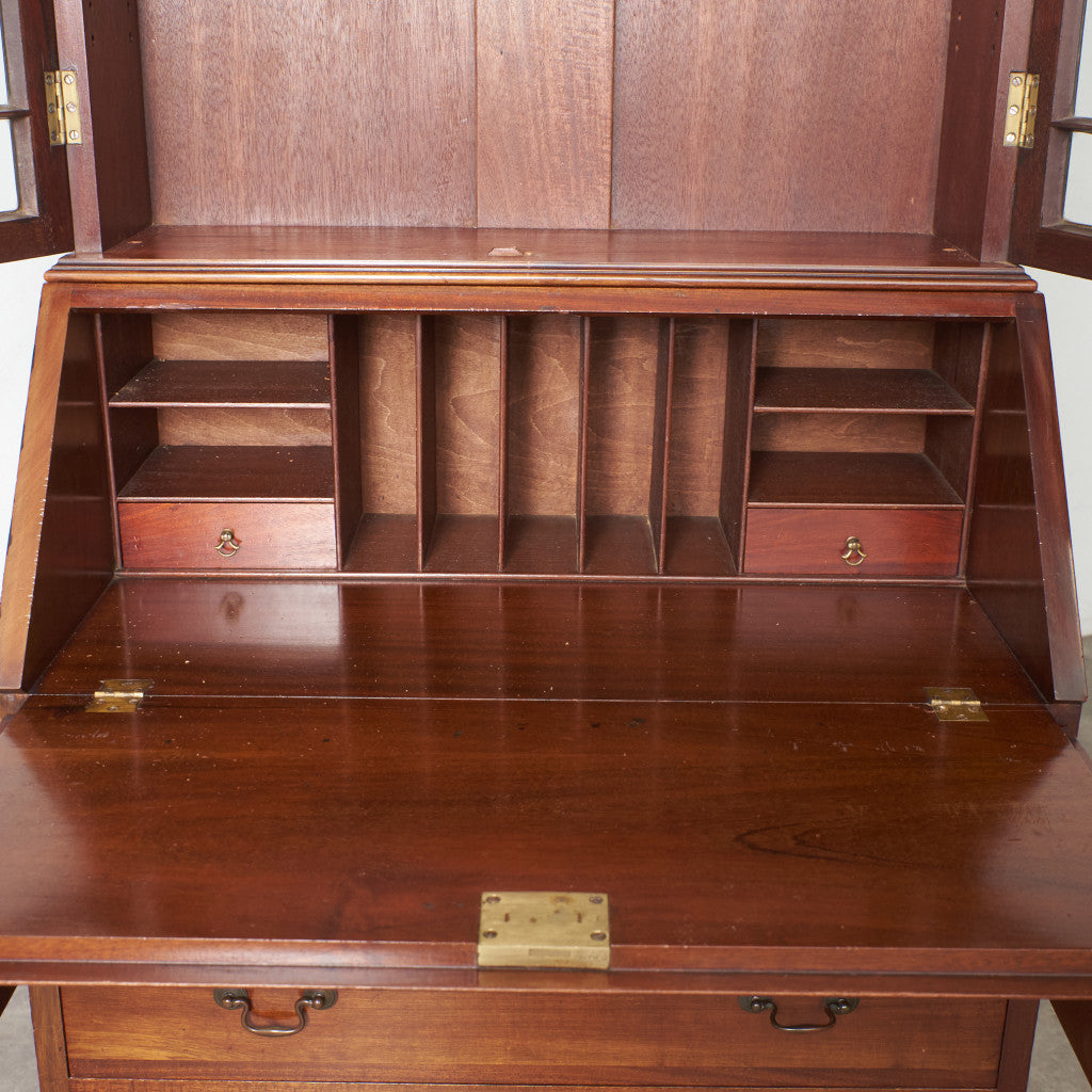 英国アンティーク エドワーディアン様式 ビューローブックケース