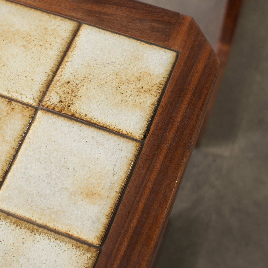 ヴィンテージ タイルトップ ネストテーブル (3585D)