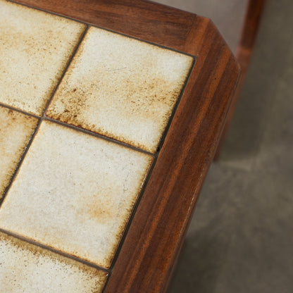 ヴィンテージ タイルトップ ネストテーブル (3585D)