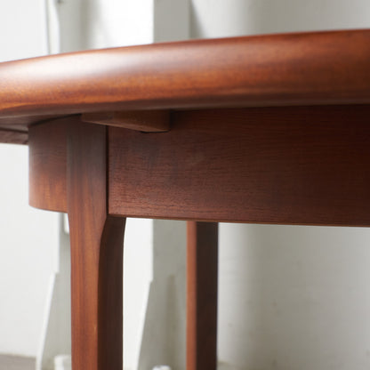 英国ヴィンテージ エクステンション ラウンドダイニングテーブル