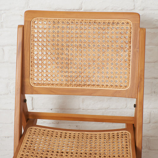ラタン編み フォールディングチェア