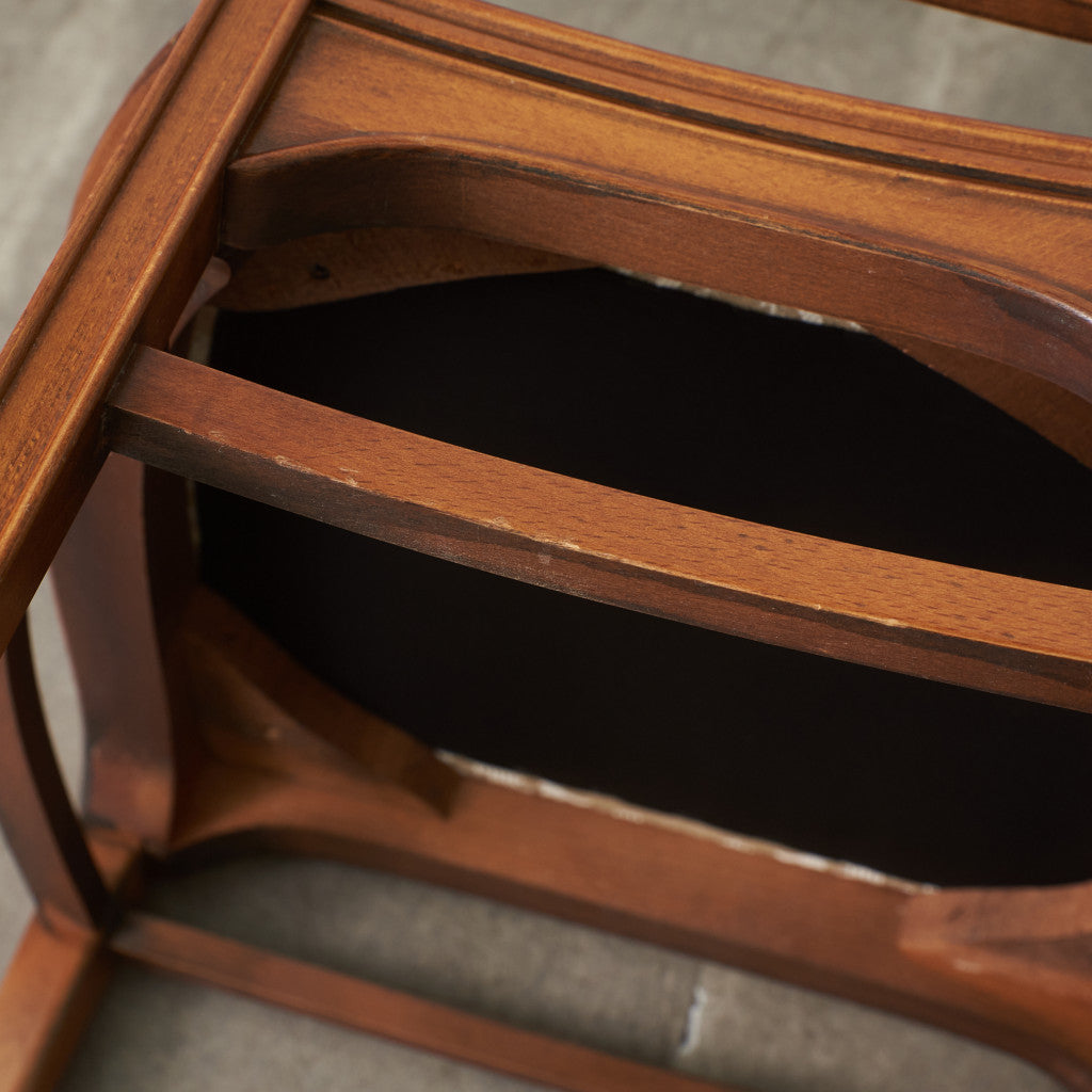 アールヌーボー ハイバックチェア / 張替済