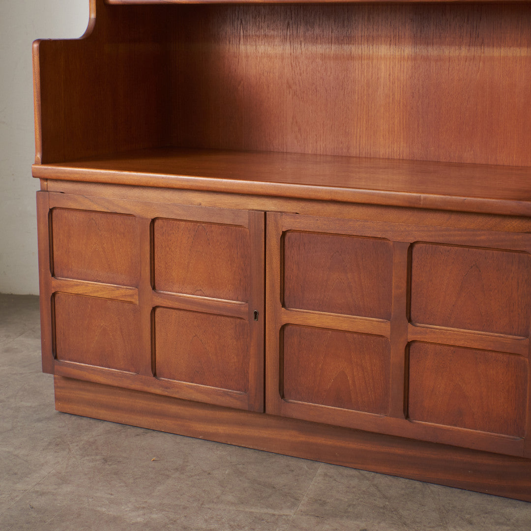 Nathan ネイサン ヴィンテージ チーク シェルフ 抽斗付 ブックシェルフ ヴィンテージ ブックシェルフ – rocca rocca