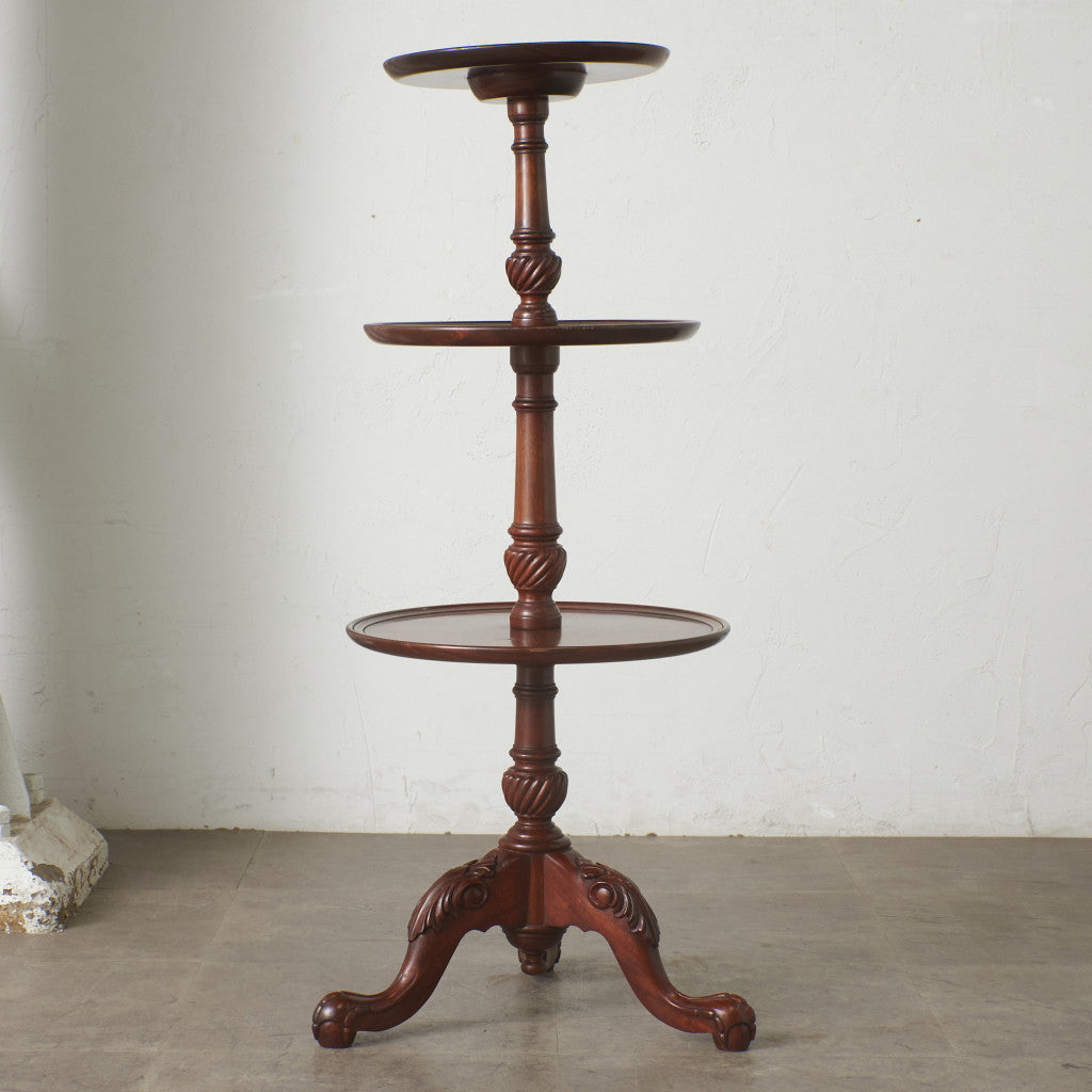 英国クラシック ダムウェイター3段