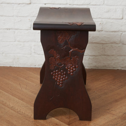 葡萄彫刻 スツール