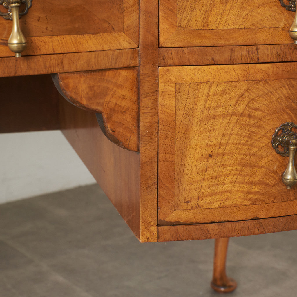 英国アンティーク 両袖デスク